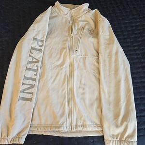 Platini Cream Jacket with Zipper